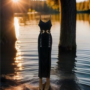 🔲 Black Festival Dress | Women’s Small